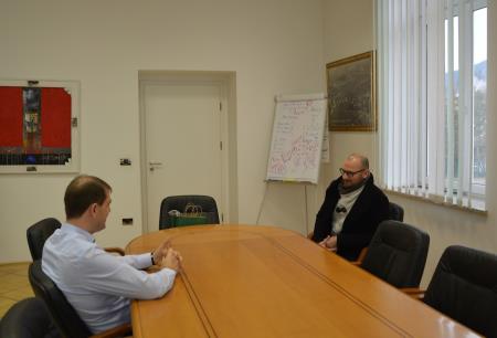 Bojan kokal in župan dr. Tomaž Rožen